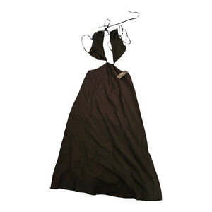 Lulu's Small Black Sleeveless Maxi Dress